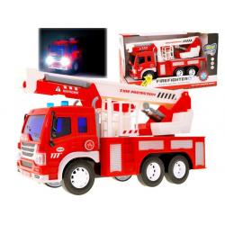 Žaislinė ugniagesių mašina su ledinėmis šviesomis ,,Firefighter"